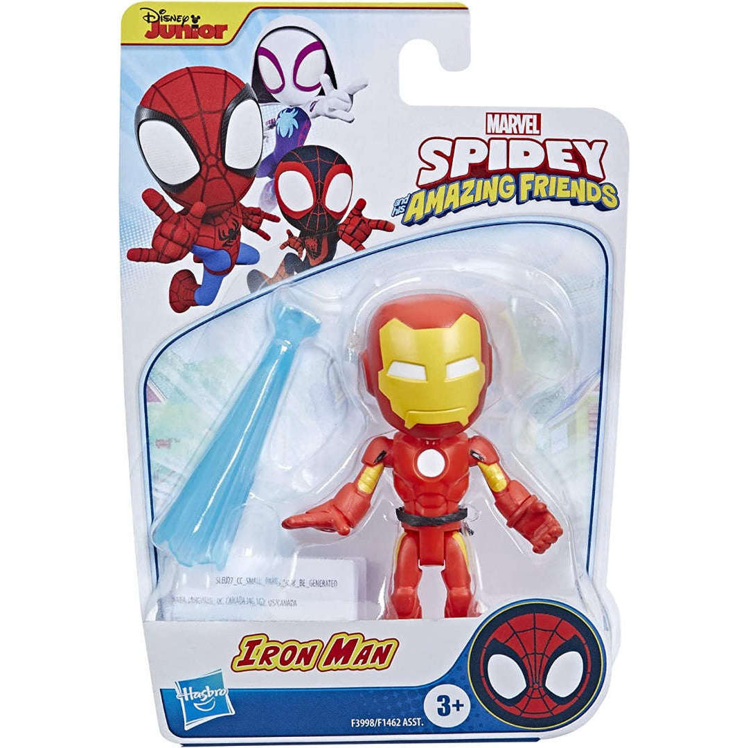Toys N Tuck:Marvel Spidey And His Amazing Friends Iron Man Figure,Spider-man