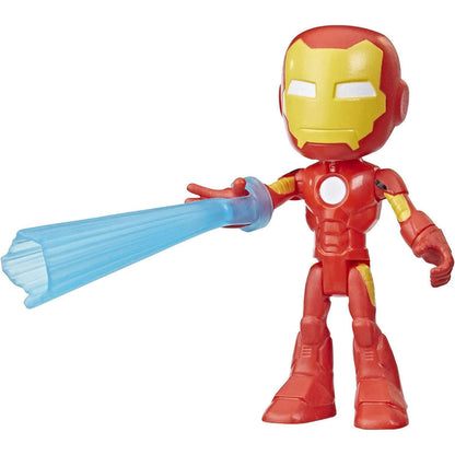 Toys N Tuck:Marvel Spidey And His Amazing Friends Iron Man Figure,Spider-man