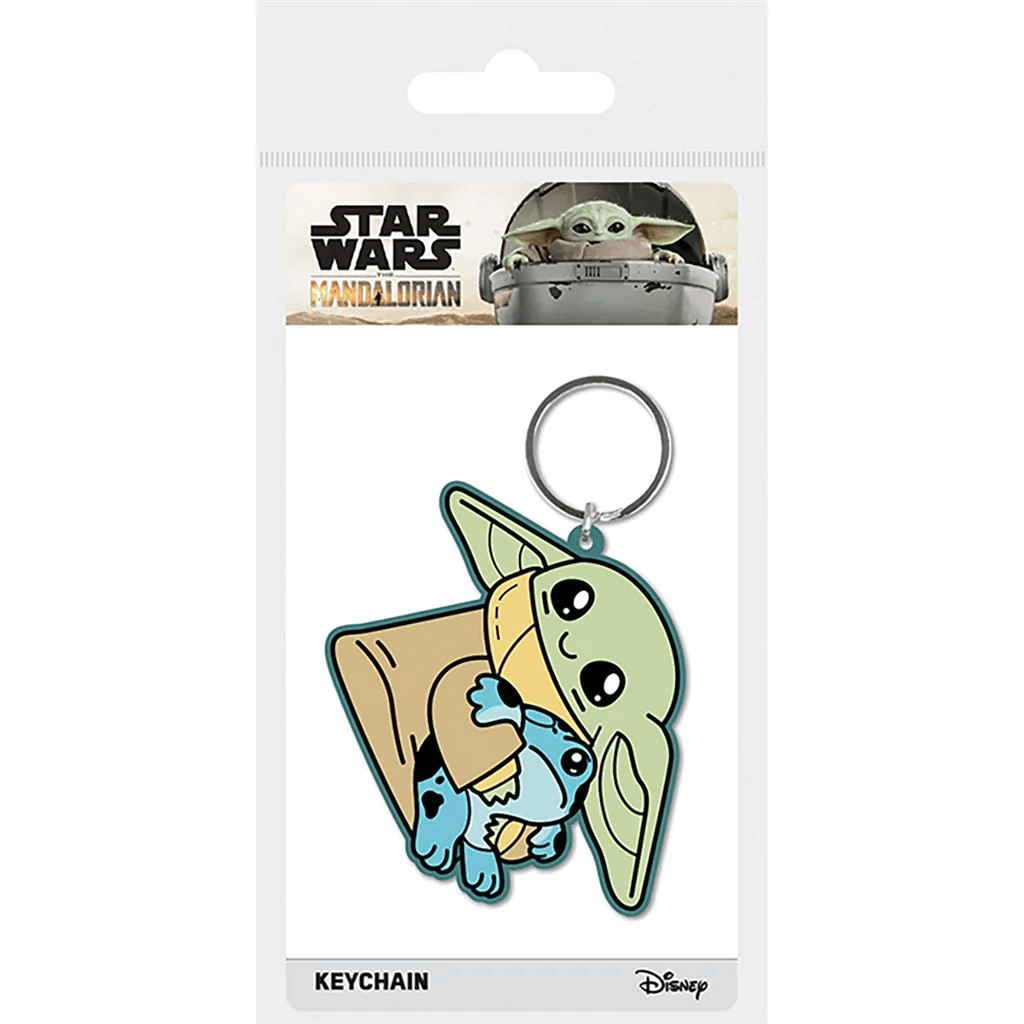 Toys N Tuck:Rubber Keychain - Star Wars The Mandalorian (Grougu's Little Friend),Pyramid International