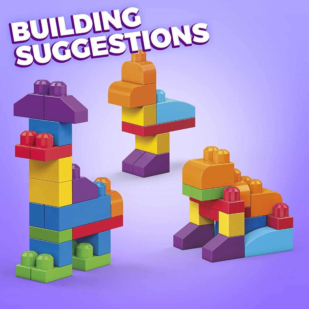 Toys N Tuck:Mega Bloks Big Building Bag - Blue,Mega Bloks