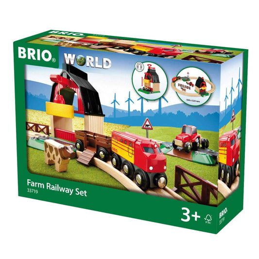 Toys N Tuck:Brio 33719 Farm Railway Set,Brio