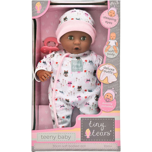 Toys N Tuck:Tiny Tears - Teeny Baby Doll (Brown Eyes),Tiny Tears