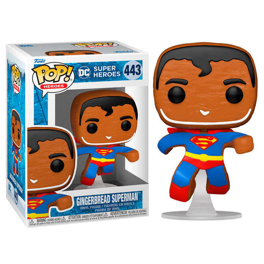 Toys N Tuck:Pop Vinyl - DC Super Heroes - Gingerbread Superman 443,Funko