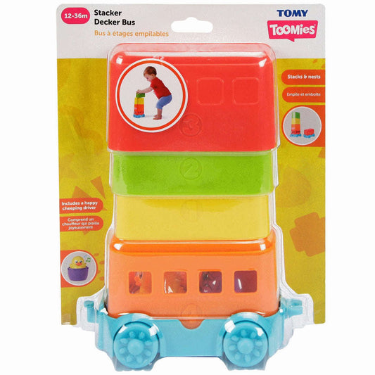 Toys N Tuck:Tomy Toomies Stacker Decker Bus,Tomy