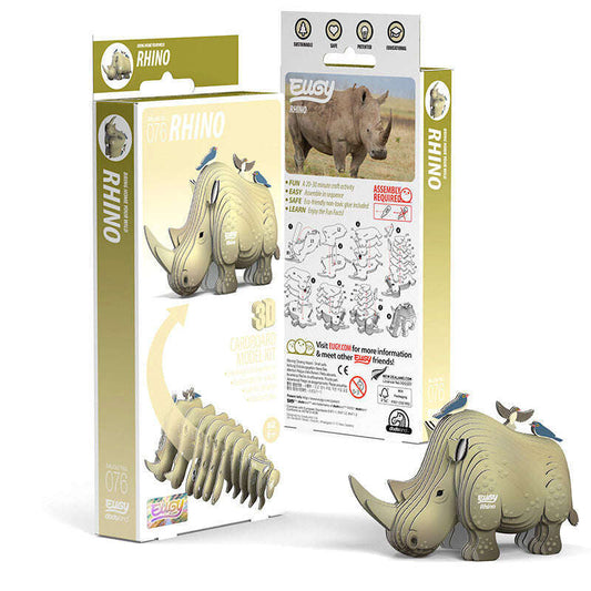 Toys N Tuck:Eugy 3D Model 076 Rhino,Eugy