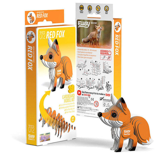 Toys N Tuck:Eugy 3D Model 072 Red Fox,Eugy