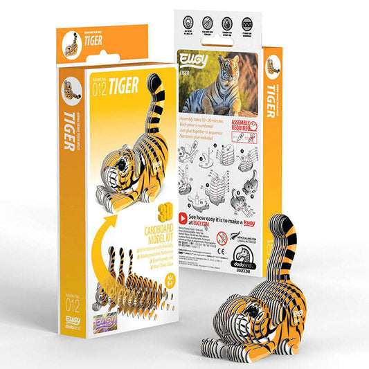 Toys N Tuck:Eugy 3D Model 012 Tiger,Eugy