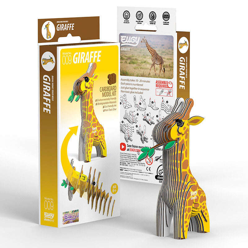 Toys N Tuck:Eugy 3D Model 009 Giraffe,Eugy