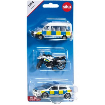 Toys N Tuck:Siku 1824 3 Vehicle Pack - Police Set,siku