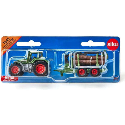 Toys N Tuck:Siku 1645 Tractor With Forestry Trailer,siku