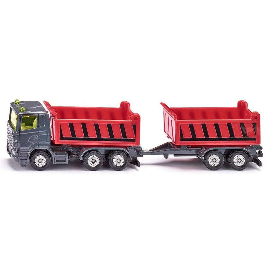 Toys N Tuck:Siku 1685 Truck With Dumper Body And Tipping Trailer,siku