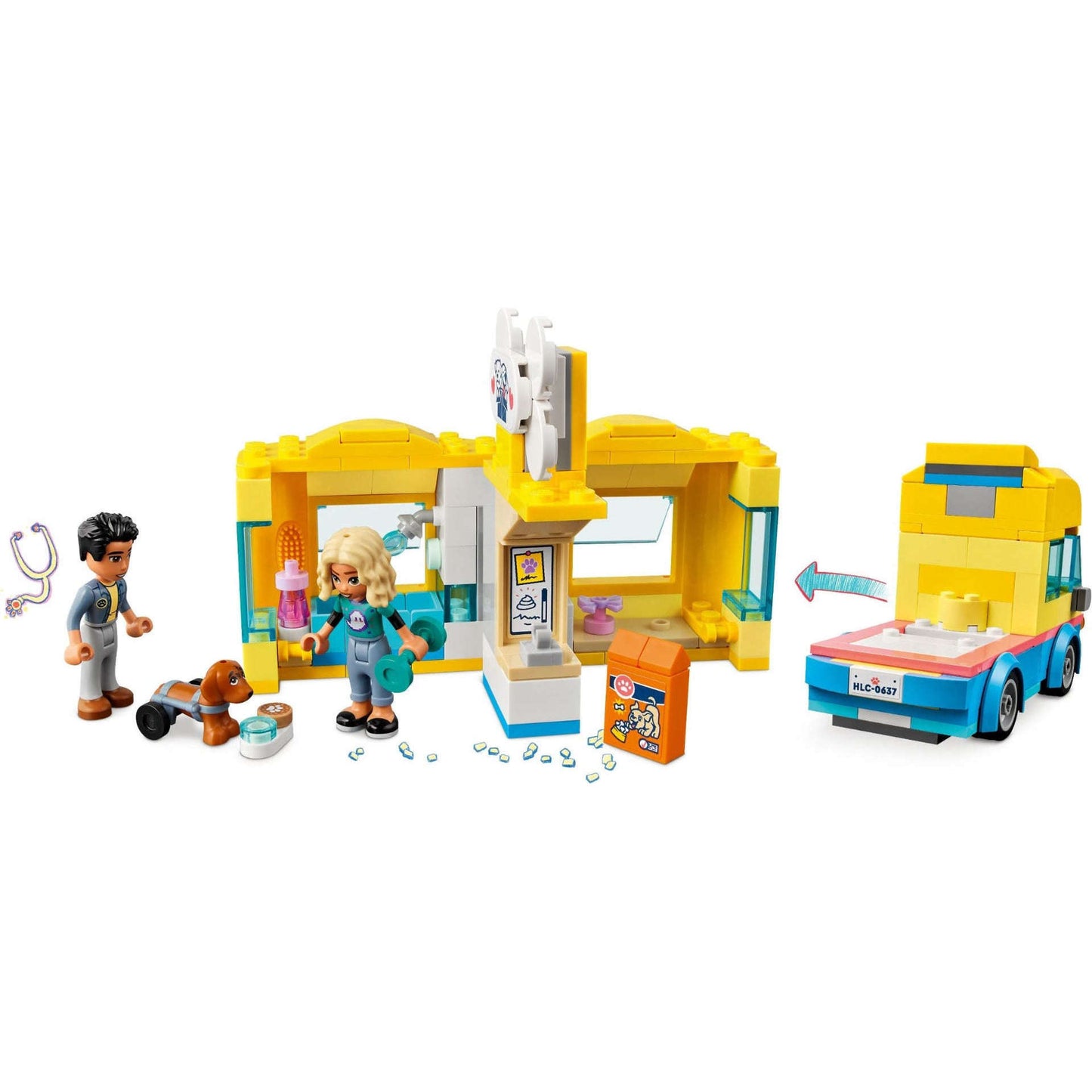 Lego 41741 Friends Dog Rescue Van