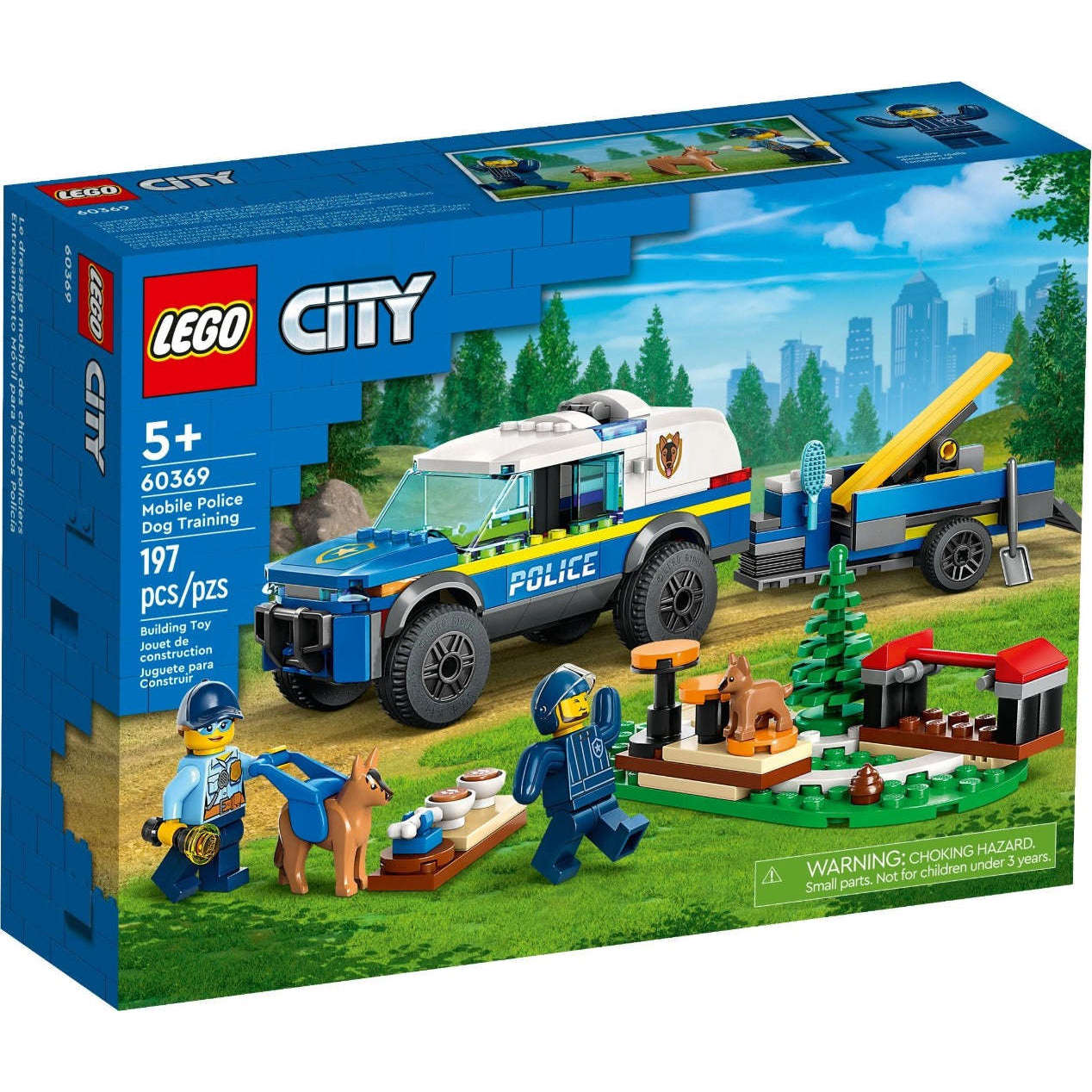 Lego 60369 City Mobile Police Dog Training