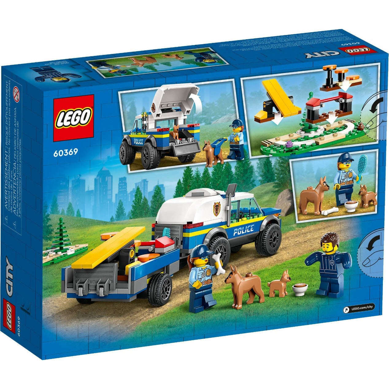 Lego 60369 City Mobile Police Dog Training