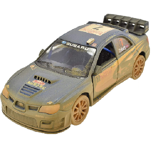 Toys N Tuck:Muddy Subaru impreza WRC 2007 1:36 Die Cast,Kandy Toys