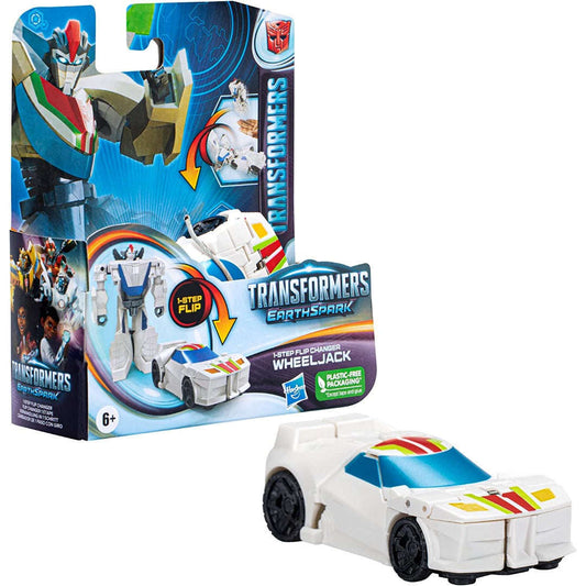 Toys N Tuck:Transformers EarthSpark 1-Step Flip Changer Wheeljack,Transformers