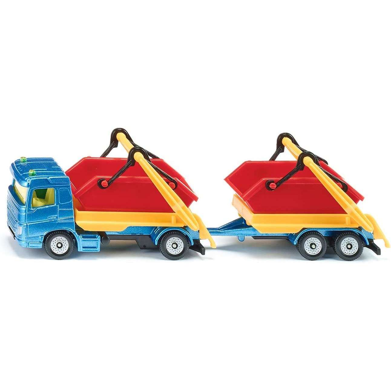 Toys N Tuck:Siku 1695 Truck With Skip And Trailer,siku