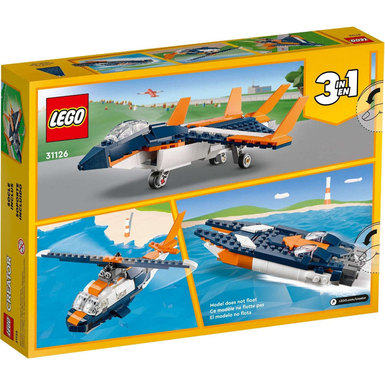 Lego 31126 Creator Supersonic-jet