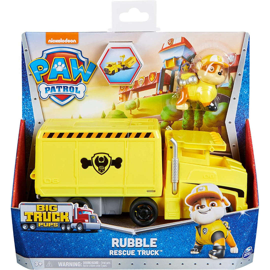 Toys N Tuck:Paw Patrol Big Truck Pups Rescue Truck - Rubble,Paw Patrol