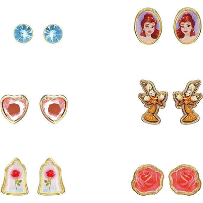 Toys N Tuck:Disney Princess Enamel Costume 6 Pc Earring Set,Disney Princess