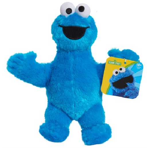Toys N Tuck:Sesame Street Friends 8 Inch Plush - Cookie Monster,sesame Street