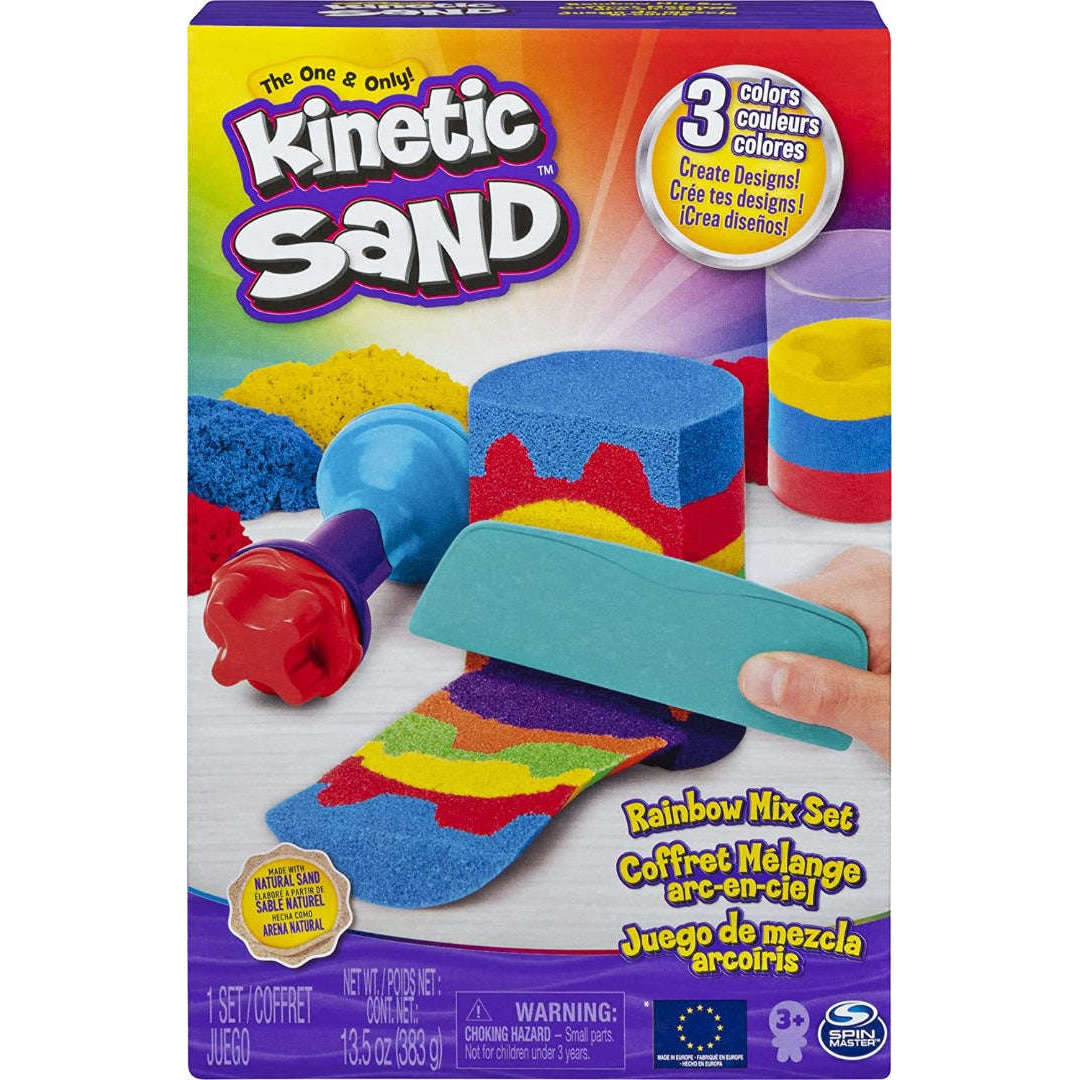 Toys N Tuck:Kinetic Sand Rainbow Mix Set,Kinetic Sand