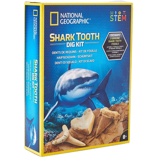 Toys N Tuck:National Geographic - Shark Tooth Dig Kit,National Geographic