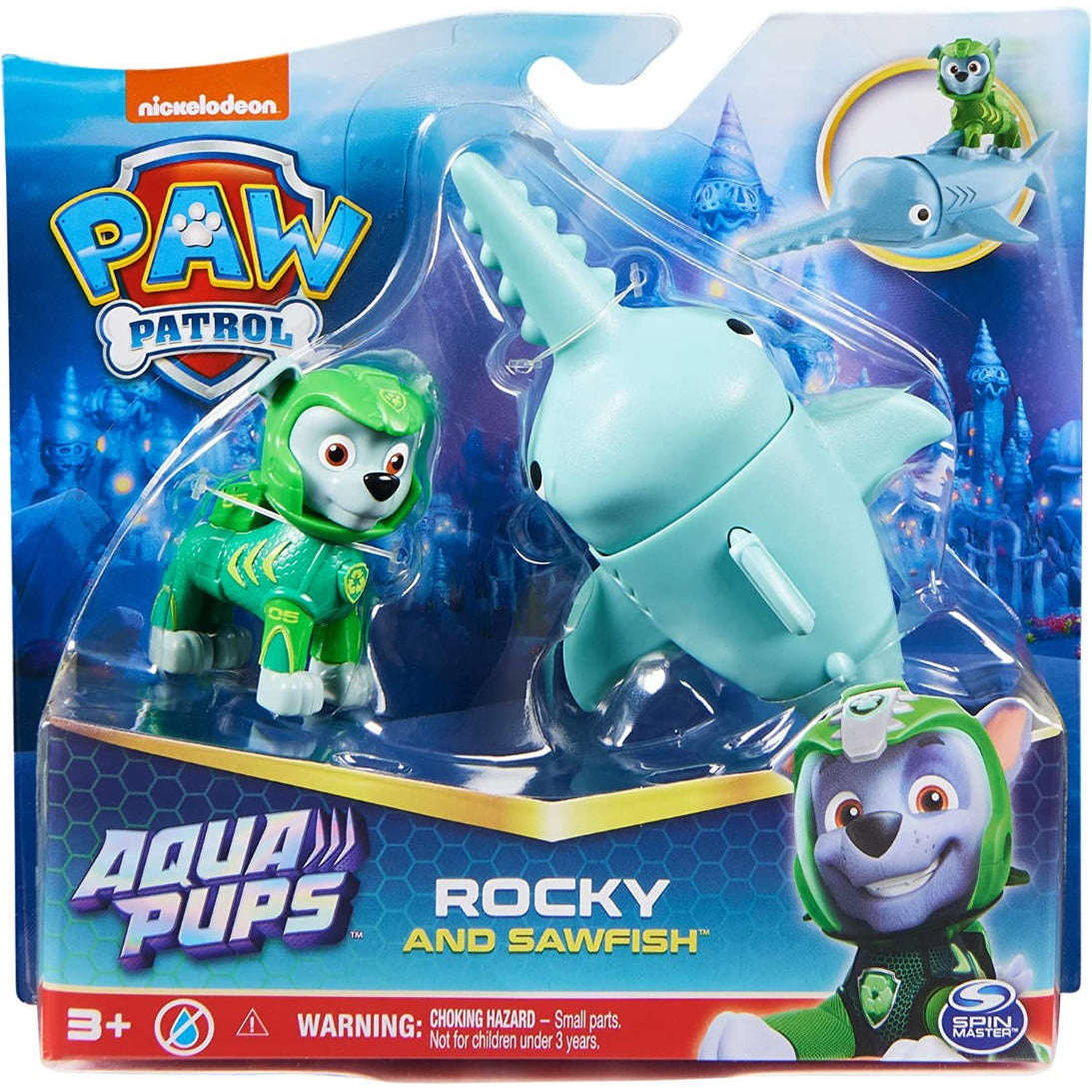 Toys N Tuck:Paw Patrol Aqua Pups Rocky And Sawfish,Paw Patrol