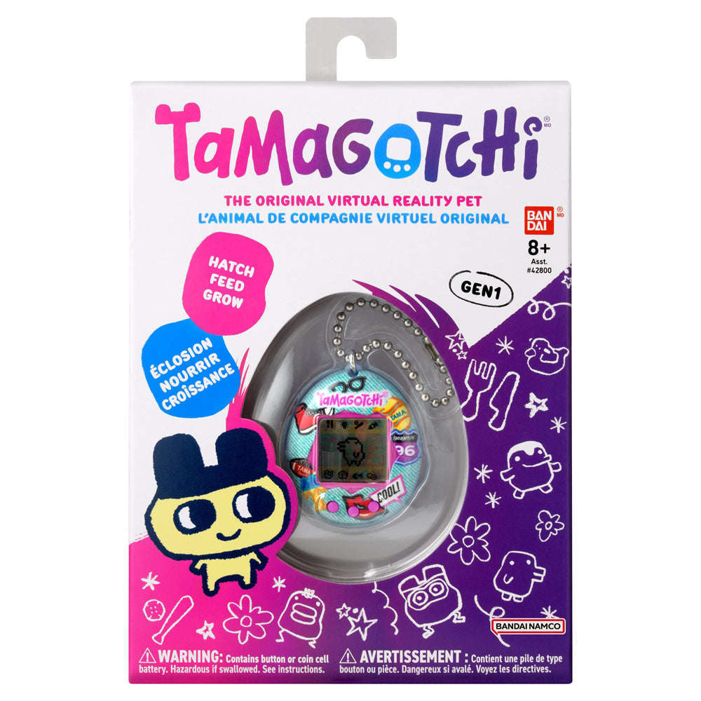 Toys N Tuck:Original Tamagotchi Gen 1 - Denim Patches,Tamagotchi