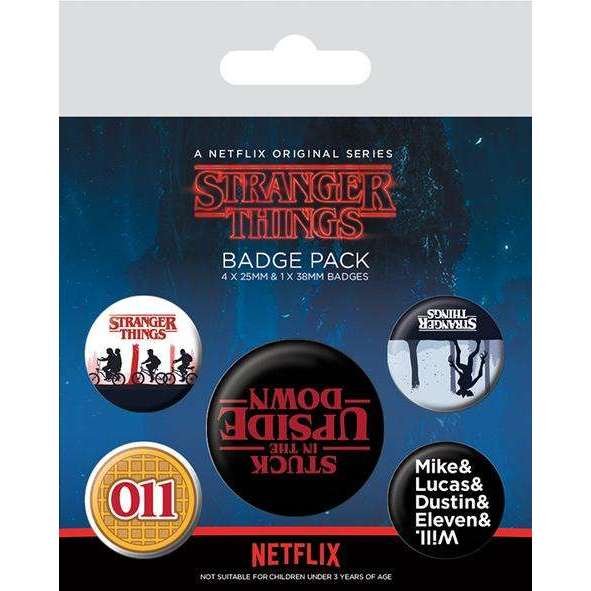 Toys N Tuck:Badge Pack - Stranger Things Upside Down,Stranger Things