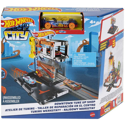 Toys N Tuck:Hot Wheels Downtown Tune Up Shop,Hot Wheels