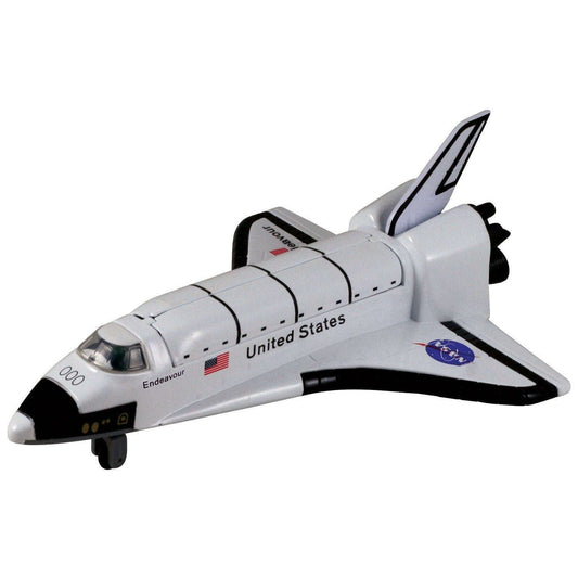 Toys N Tuck:NASA Space Shuttle Endeavour Die Cast Pull back,Kandy Toys