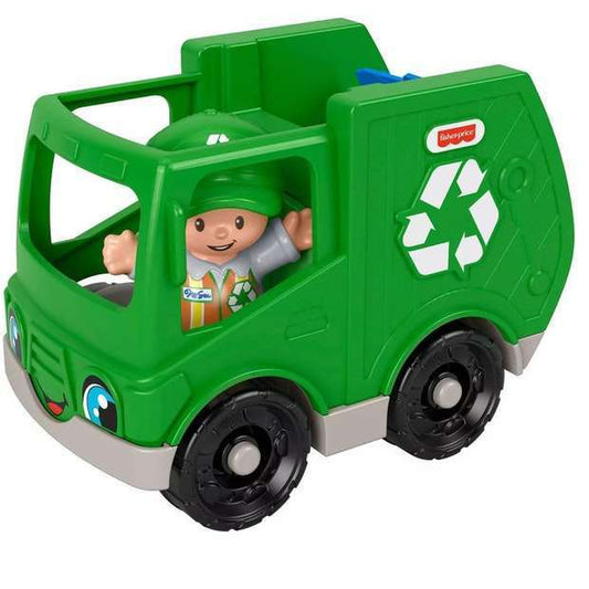 Toys N Tuck:Fisher Price Little People Vehicle and Figure - Recycling Truck,Little People