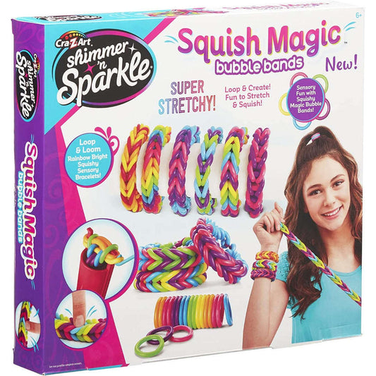 Toys N Tuck:Shimmer N Sparkle Squish Magic Bubble Bands,Shimmer