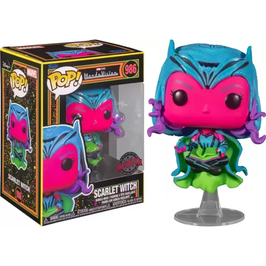 Toys N Tuck:Pop! Vinyl - Wanda Vision - Scarlet Witch (Blacklight) 986,Funko