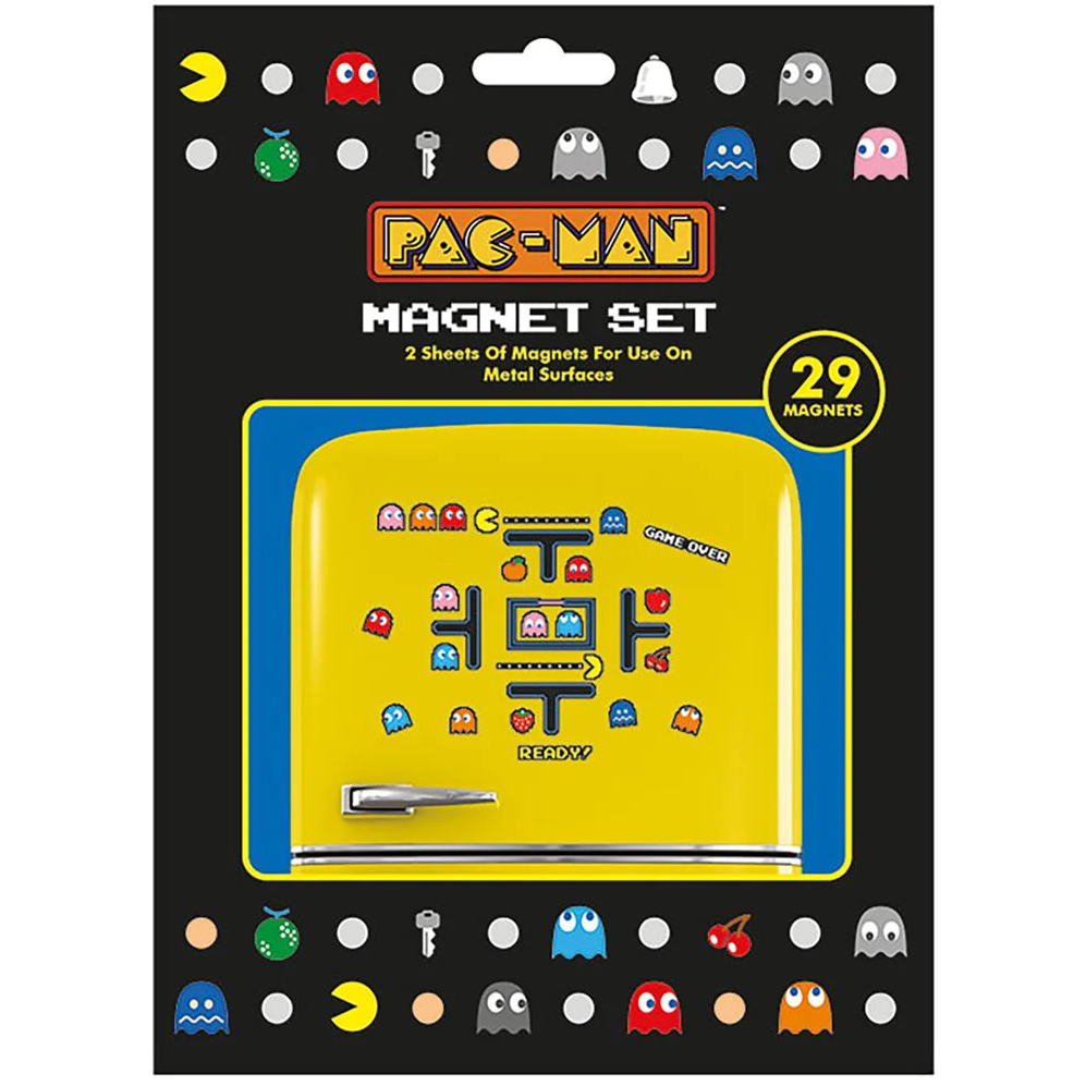 Toys N Tuck:Magnet Set - Pac-Man (Pixel),Pac-Man