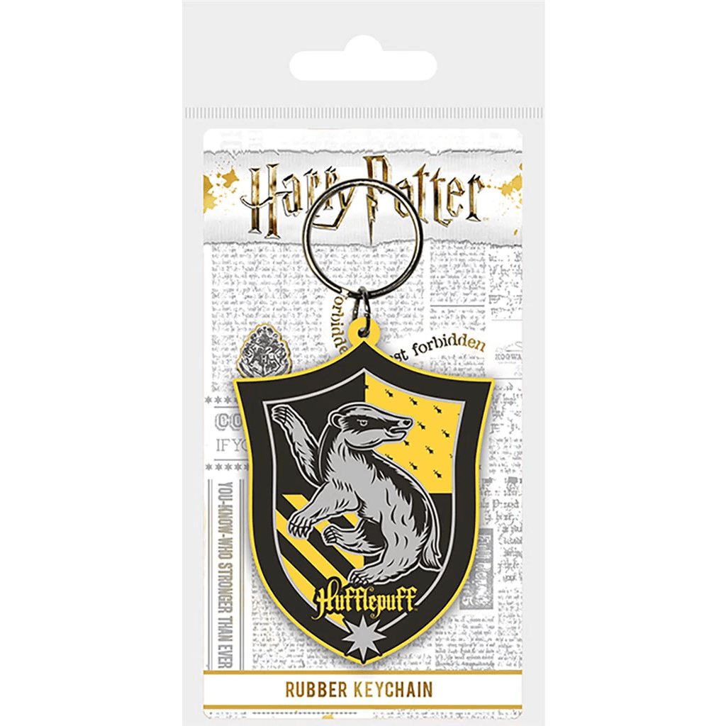 Toys N Tuck:Rubber Keychain - Harry Potter (Hufflepuff),Harry Potter