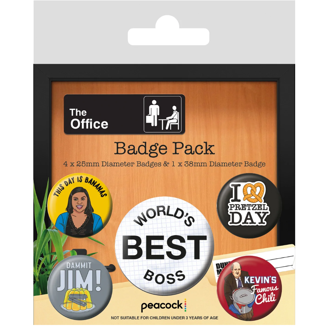 Toys N Tuck:Badge Pack - The Office (Famous Quotes),Pyramid International