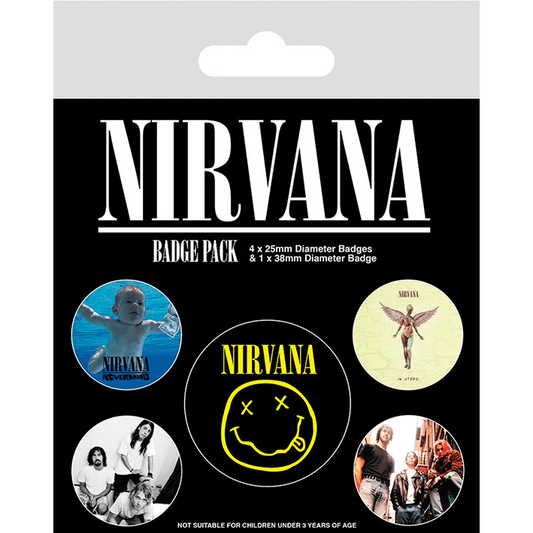 Toys N Tuck:Badge Pack - Nirvana (Iconic),Pyramid International