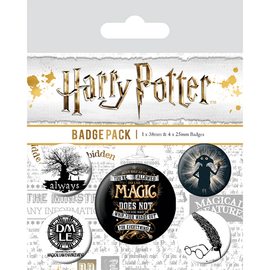 Toys N Tuck:Badge Pack - Harry Potter (Symbols),Harry Potter