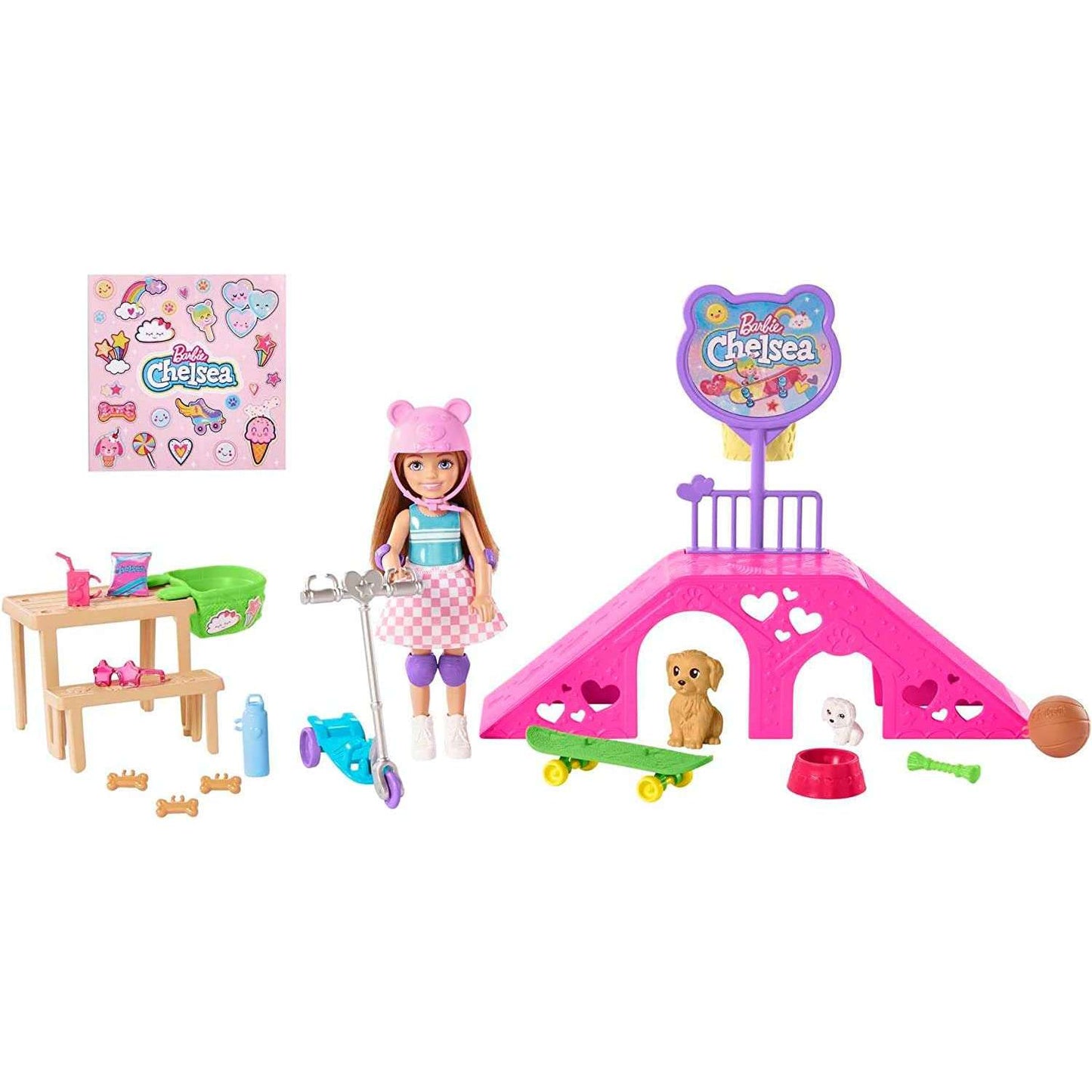 Toys N Tuck:Barbie Chelsea Skatepark Playset,Barbie