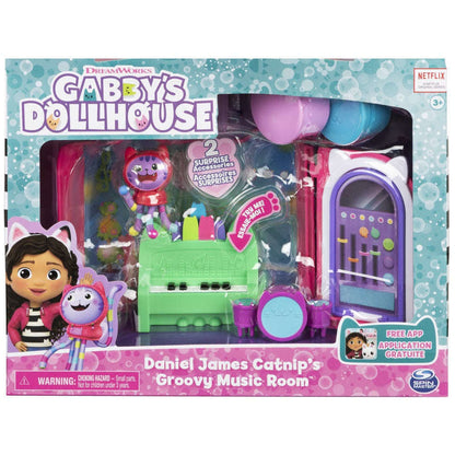 Toys N Tuck:Gabby's Dollhouse - Daniel James Catnip Groovy Music Room,Gabby's Dollhouse