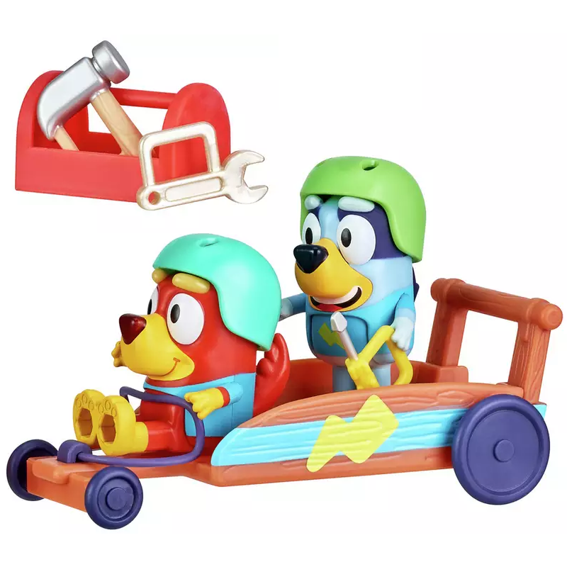 Toys N Tuck:Bluey - Rusty & Bluey's Go-Kart,Bluey