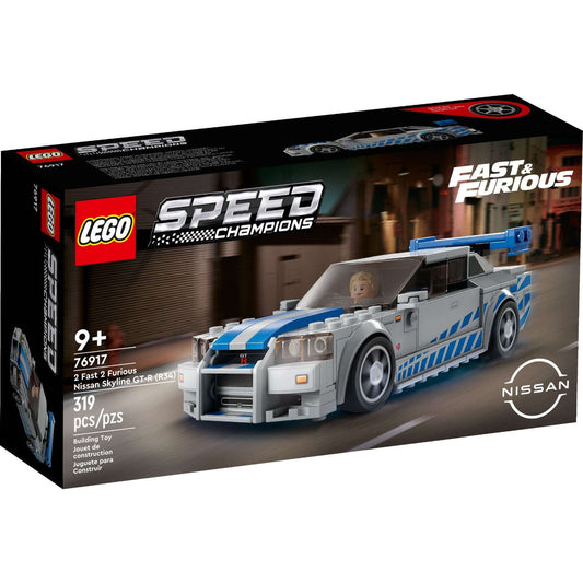Toys N Tuck:Lego 76917 Speed Champions 2 Fast 2 Furious Nissan Skyline GT-R (R34),Lego Speed Champions