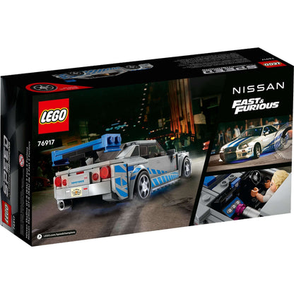 Toys N Tuck:Lego 76917 Speed Champions 2 Fast 2 Furious Nissan Skyline GT-R (R34),Lego Speed Champions