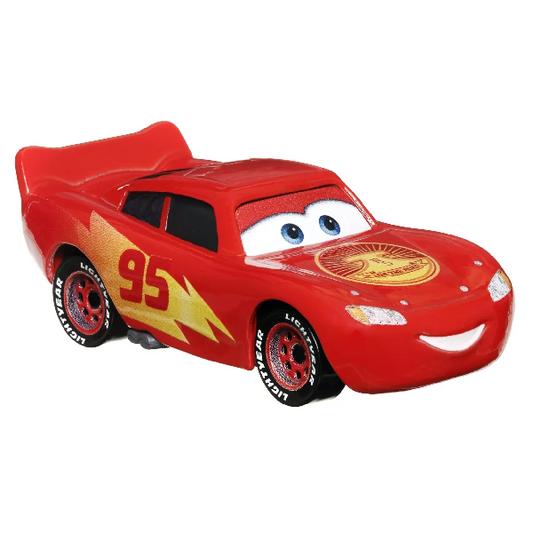 Toys N Tuck:Disney Pixar Cars 1:55 Die Cast - Road Trip Lighting McQueen (HHT95),Disney