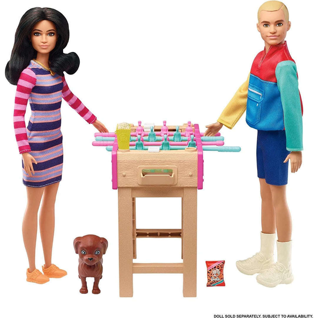 Toys N Tuck:Barbie Indoor Furniture Table Football,Barbie