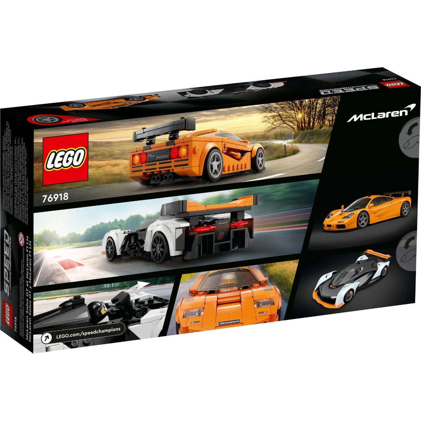 Toys N Tuck:Lego 76918 Speed Champions McLaren Solus GT And McLaren F1 LM,Lego Speed Champions