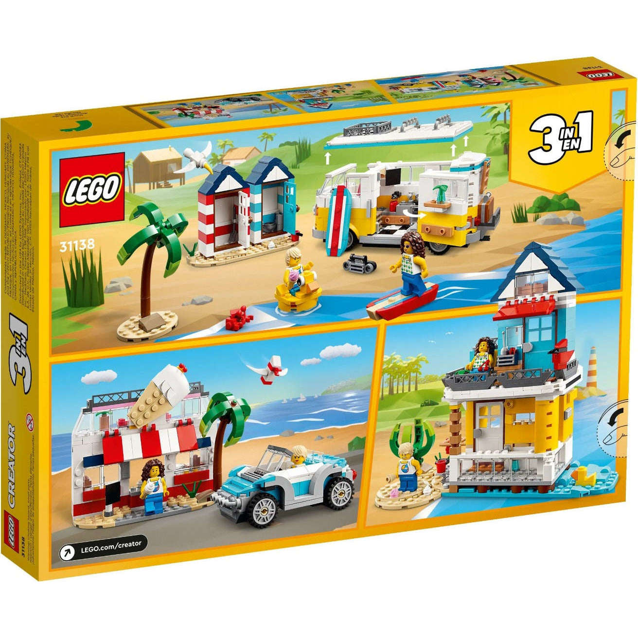 Toys N Tuck:Lego 31138 Creator Beach Camper Van,Lego Creator