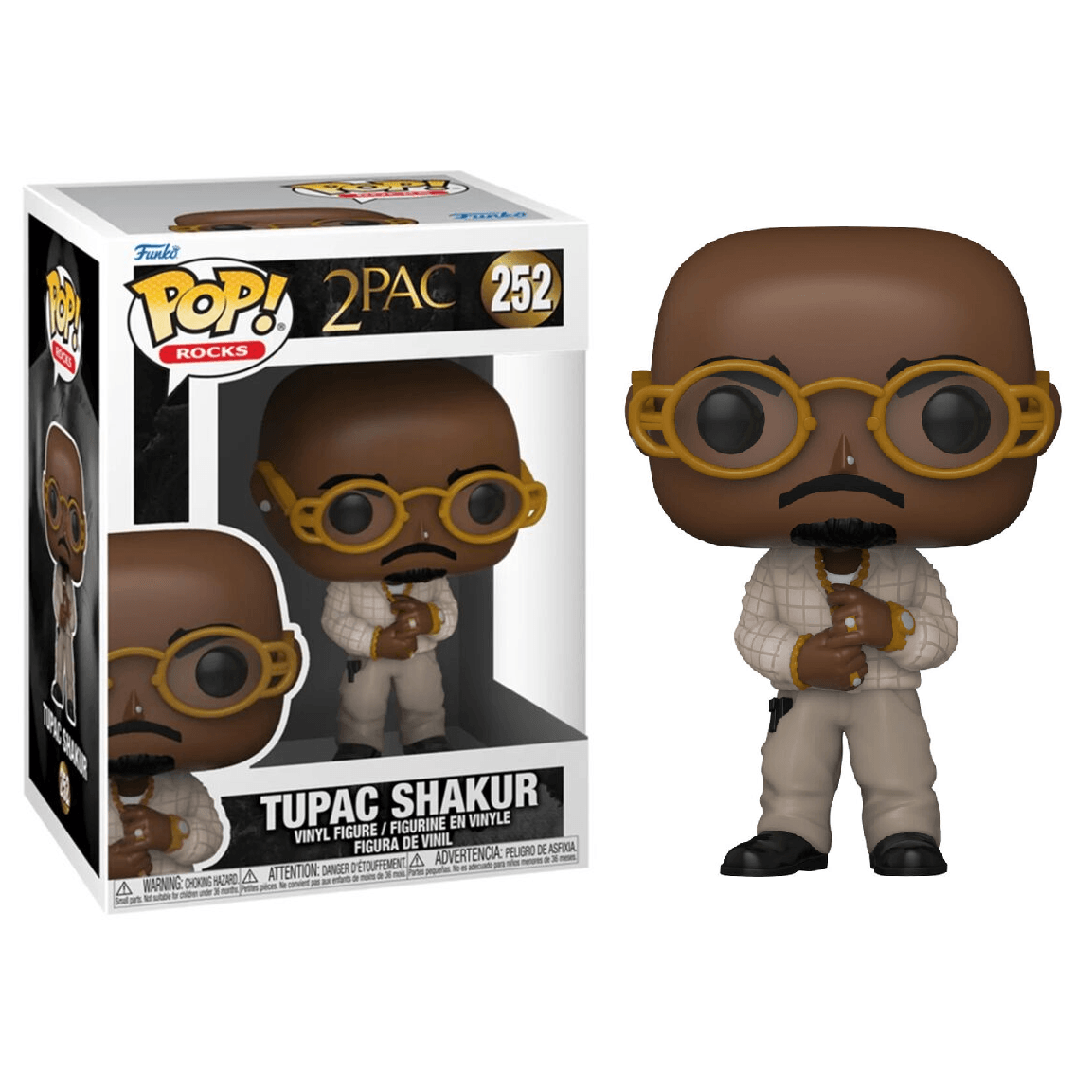 Toys N Tuck:Pop! Vinyl - Rocks - Tupac Shakur 252,Pop Rocks